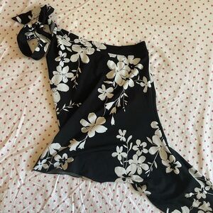 Off the shoulder vintage floral top